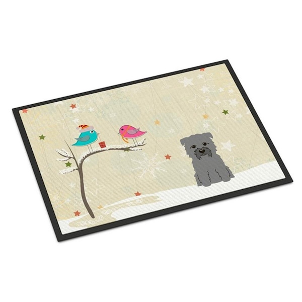 Carolines Treasures Christmas Presents Between Friends Glen of Imal Grey Indoor or Outdoor Mat, 18 x 0.25 x 27 in. BB2531MAT - main
